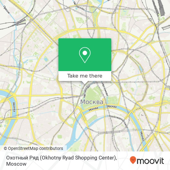 Охотный Ряд (Okhotny Ryad Shopping Center) map