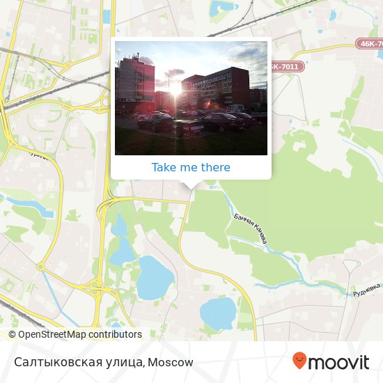 Салтыковская улица map