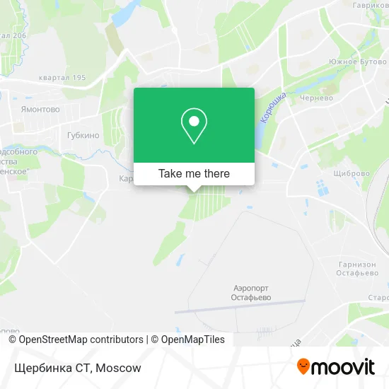Щербинка СТ map