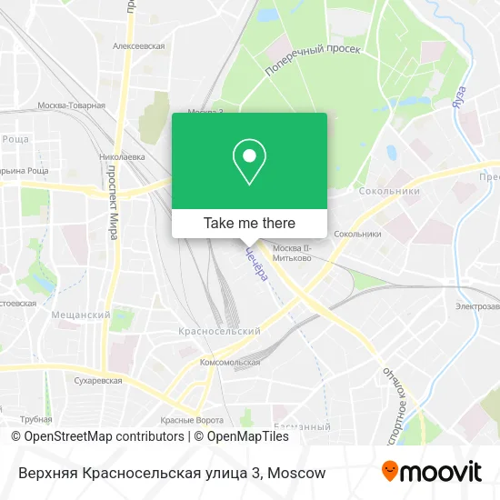 Верхняя Красносельская улица 3 map