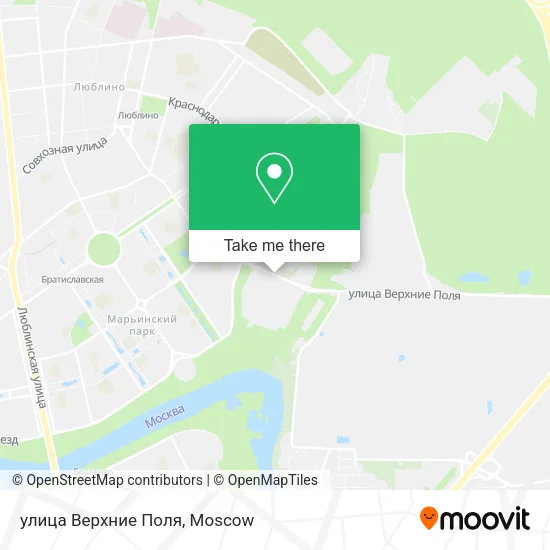 улица Верхние Поля map