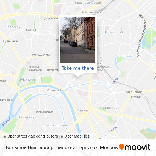 Большой Николоворобинский переулок map