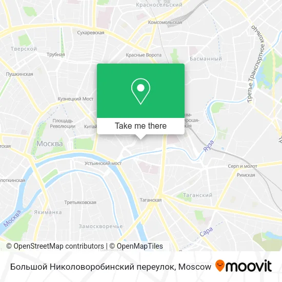 Большой Николоворобинский переулок map