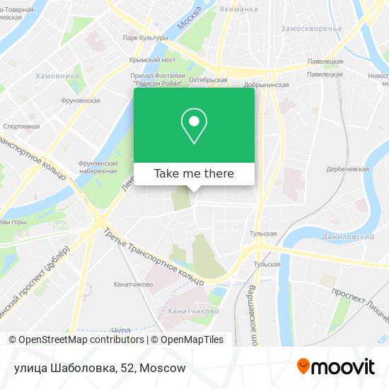 улица Шаболовка, 52 map