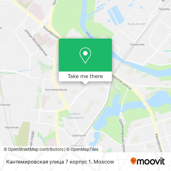 Кантемировская улица 7 корпус 1 map