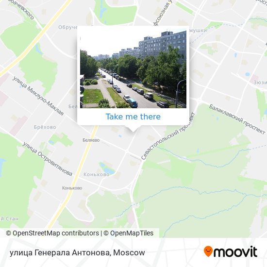 улица Генерала Антонова map