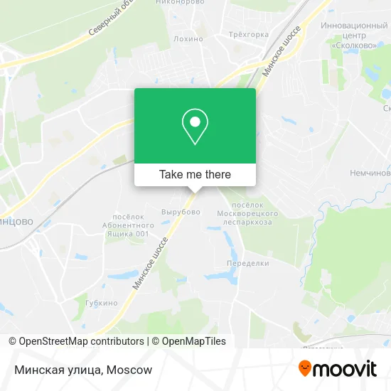 Минская улица map