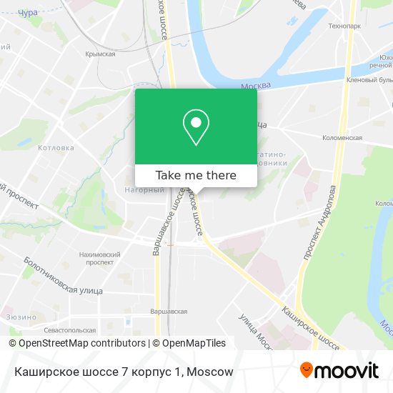 Каширское шоссе 7 корпус 1 map