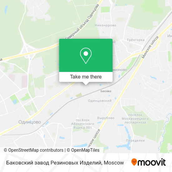 Баковский завод Резиновых Изделий map