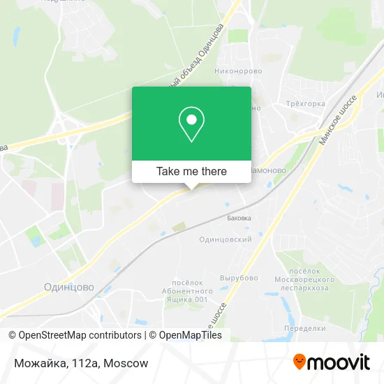 Можайка, 112а map