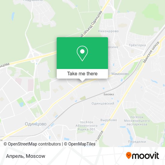 Апрель map