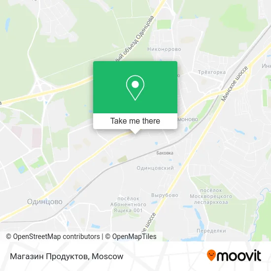 Магазин Продуктов map