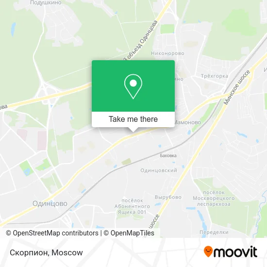 Скорпион map