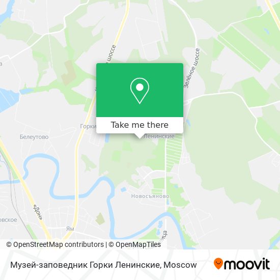 Музей-заповедник Горки Ленинские map