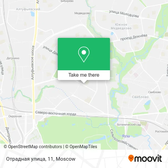 Отрадная улица, 11 map