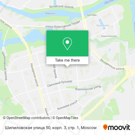 Шипиловская улица 50, корп. 3, стр. 1 map