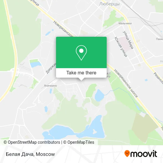 Белая Дача map