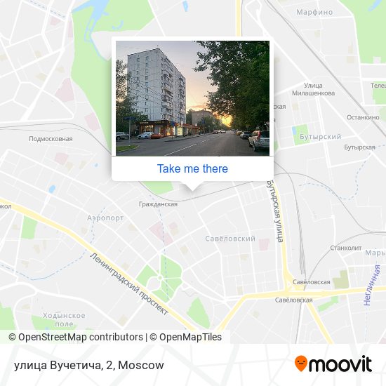 улица Вучетича, 2 map