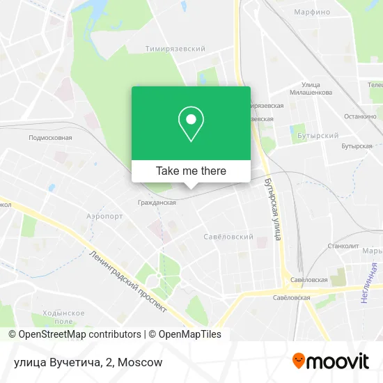 улица Вучетича, 2 map