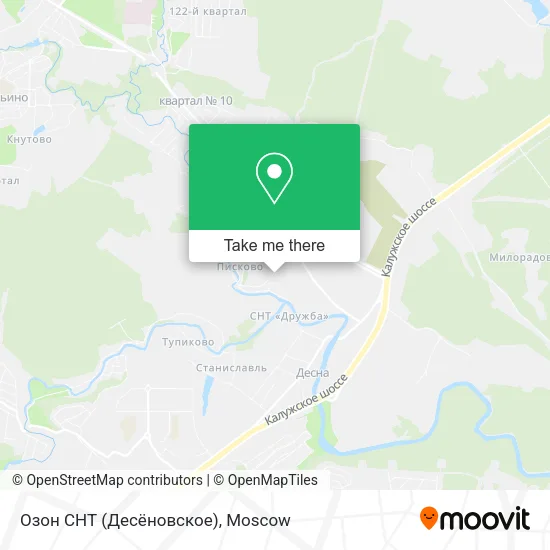 Озон СНТ (Десёновское) map