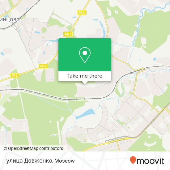 улица Довженко map