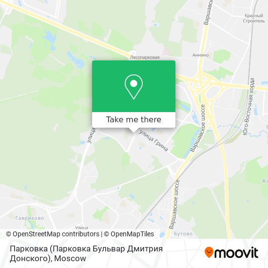 Парковка (Парковка Бульвар Дмитрия Донского) map