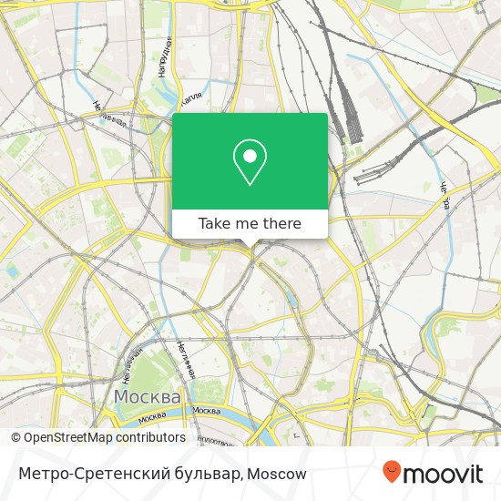 Метро-Сретенский бульвар map