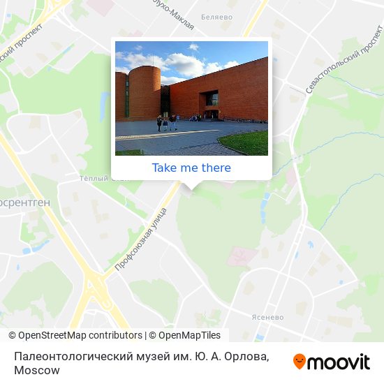 Палеонтологический музей им. Ю. А. Орлова map