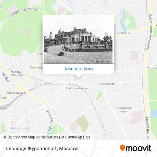 площадь Журавлева 1 map