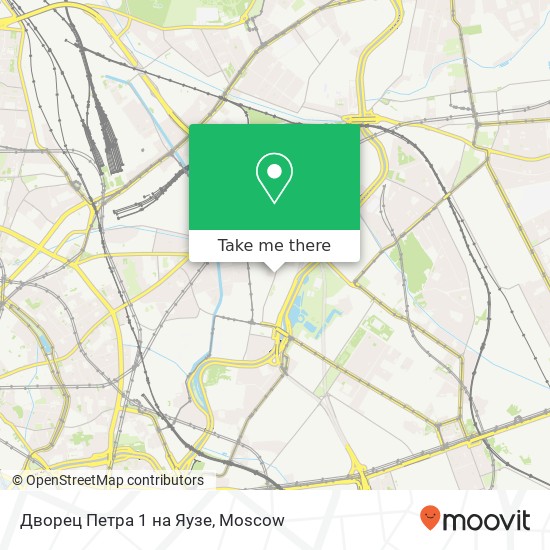 Дворец Петра 1 на Яузе map