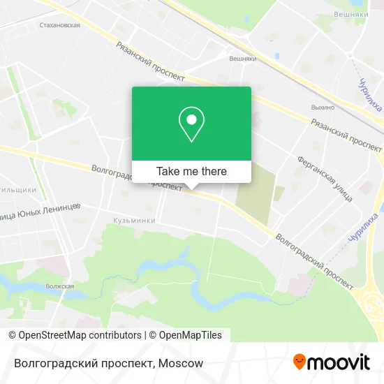 Волгоградский проспект map