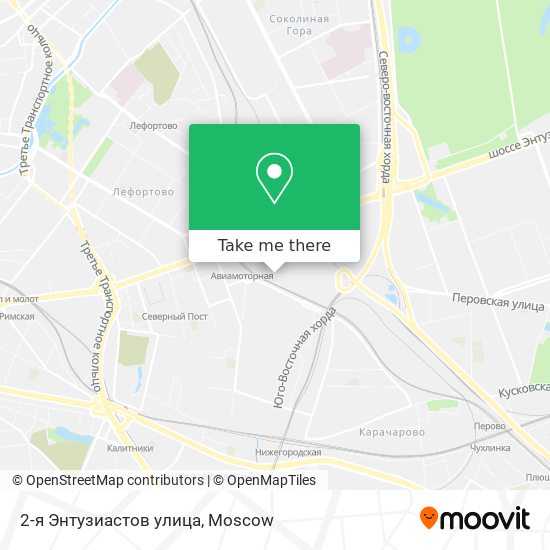 2-я Энтузиастов улица map