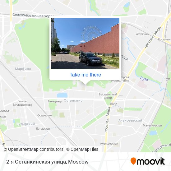 2-я Останкинская улица map