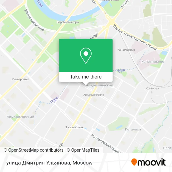 улица Дмитрия Ульянова map