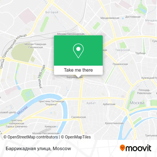 Баррикадная улица map