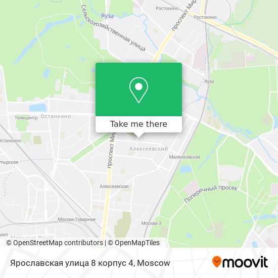 Ярославская улица 8 корпус 4 map