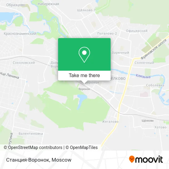 Станция-Воронок map