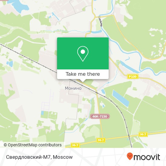 Свердловский-М7 map