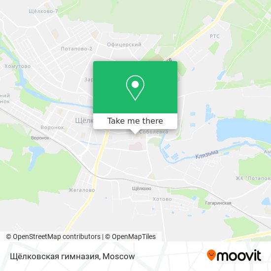 Щёлковская гимназия map