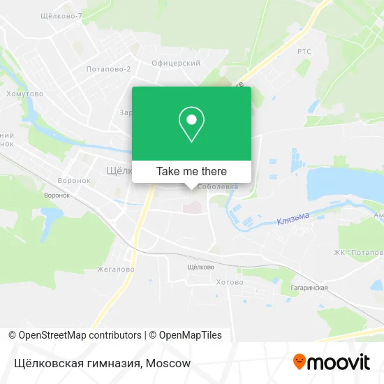 Щёлковская гимназия map