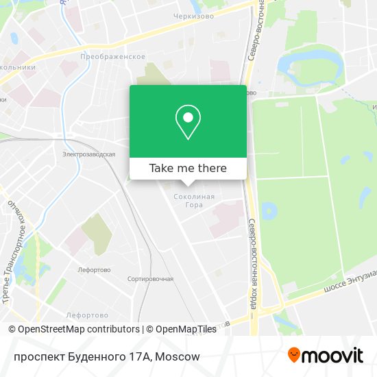 проспект Буденного 17А map