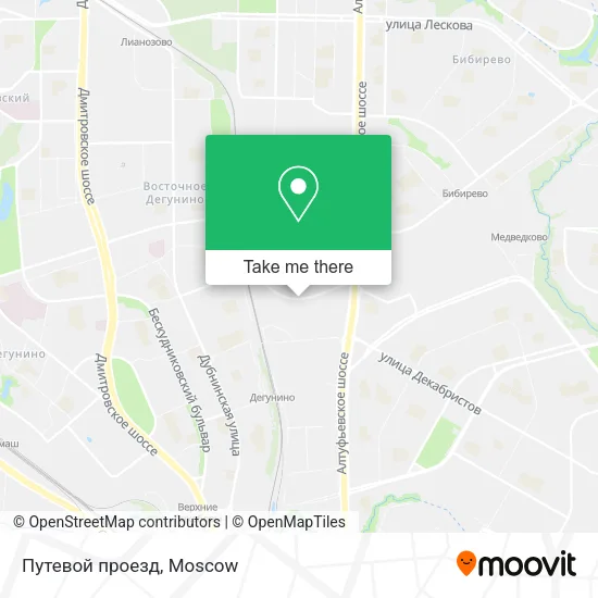 Путевой проезд map