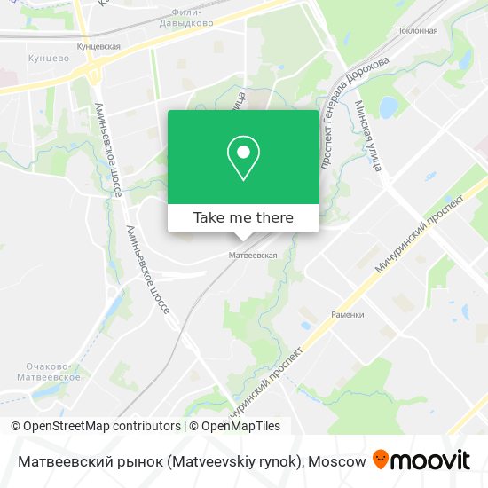 Матвеевский рынок (Matveevskiy rynok) map