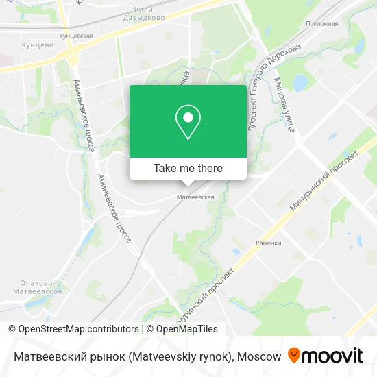 Матвеевский рынок (Matveevskiy rynok) map