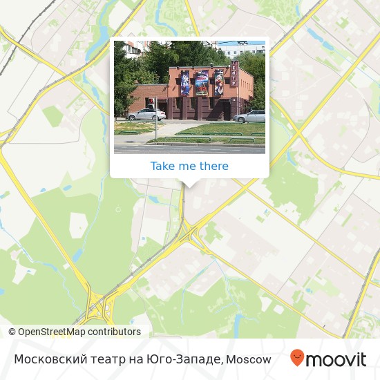 Московский театр на Юго-Западе map