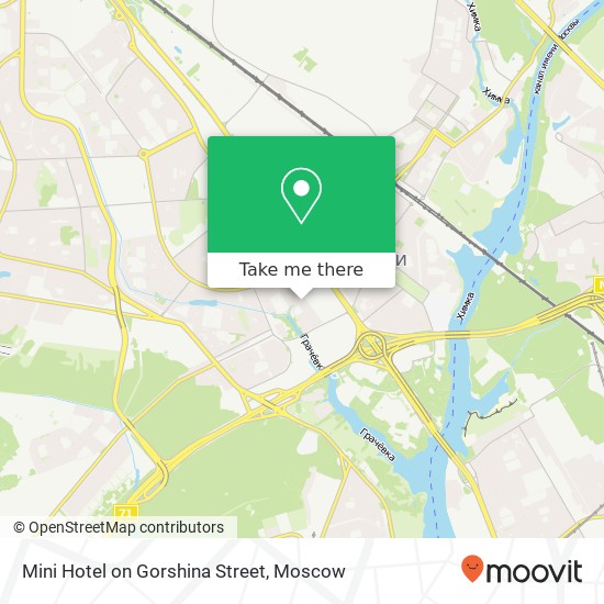 Mini Hotel on Gorshina Street map