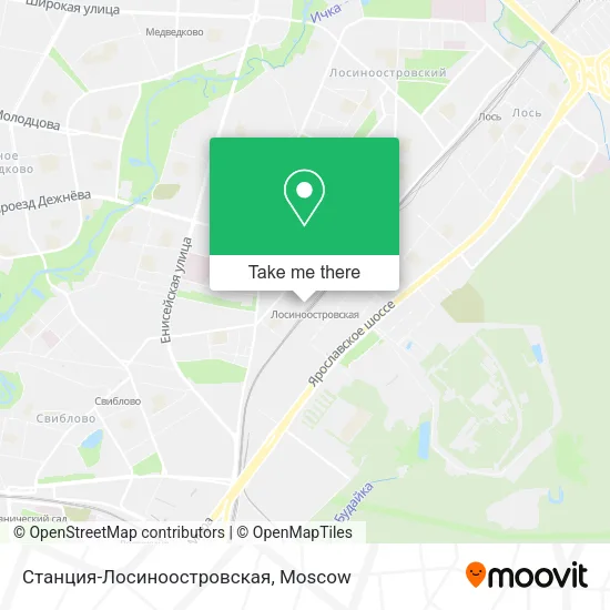 Станция-Лосиноостровская map