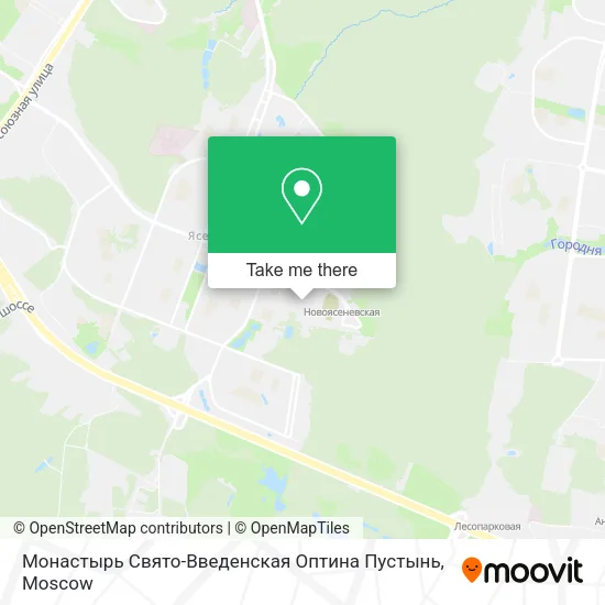Монастырь Свято-Введенская Оптина Пустынь map