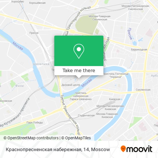 Москва краснопресненская 14 карта