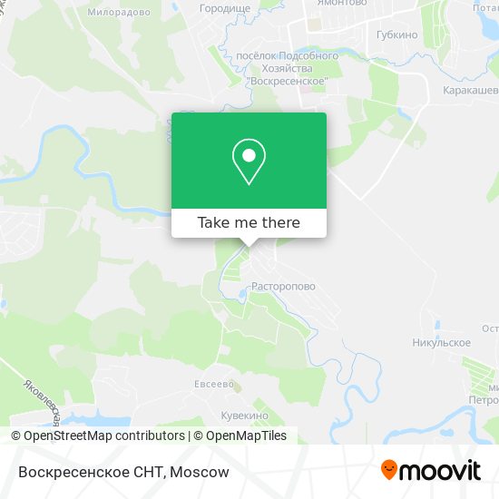 Воскресенское СНТ map